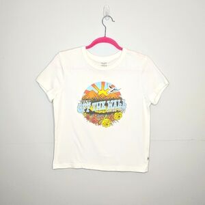 Vans Off the Wall 1966 tee/top. Small, white